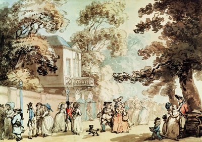 Spring Gardens, Ranelagh by Thomas Rowlandson